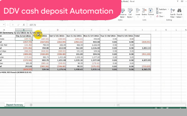 DDV Cash Deposit